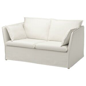 New in box !  IKEA BACKSALEN Cover For Loveseat Blekinge White Cotton 204.971.98